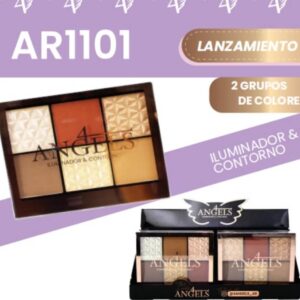 PALETA ILUMINADOR +CONTORNO 4ANGELS